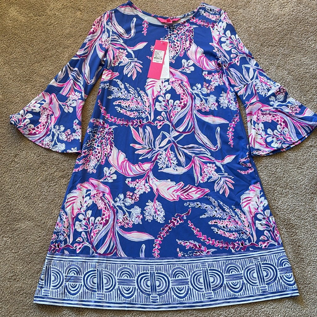 Lilly Pulitzer Ophelia Dress Iris Blue New!